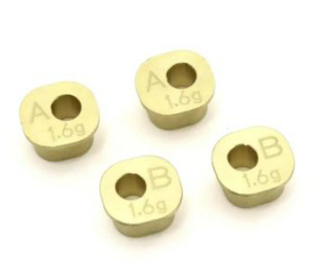 Kyosho IFW606B Brass Rear Hub Carrier Bush Set(MP10)