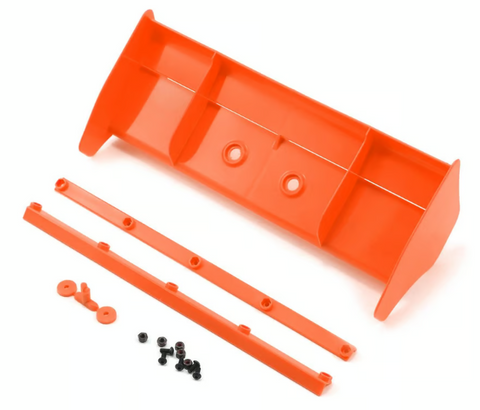 Kyosho IF491KO MP9 TKI4 1/8 Plastic Wing w/Wickerbills (Orange)