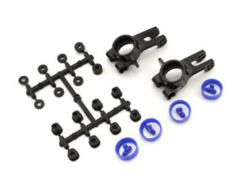 Kyosho IFW608B Aluminum Rear Hub Carrier(L,R/Gunmetal/MP10)