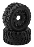 Pro-Line 10176-11 1/6 Masher X HP Belted Pre-Mounted Monster Truck MTD Tires (Black) (2) w/24mm Hex