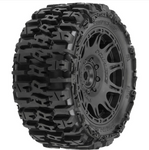 Proline 1024010 1/6 Trencher F/R 5.7” Tires Mounted 24mm Black Raid 8x48 Hex (2)