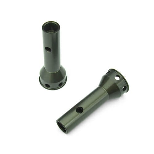 Tekno TKR5070A – Stub Axles (aluminum, 2pcs)