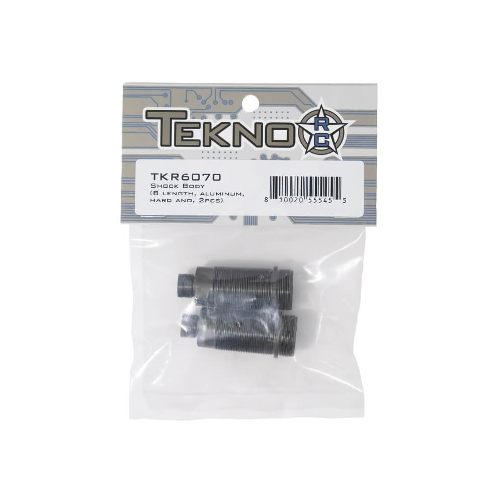 Tekno RC TKR6070 – Shock Body (B length, 51mm, aluminum, hard ano, 2pcs)