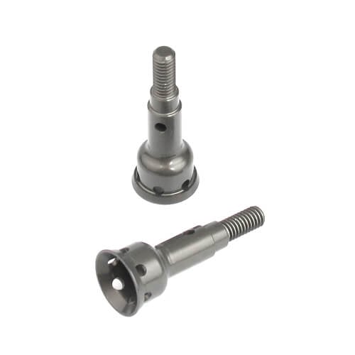 Tekno Performance TKR6270RA – Aluminum Stub Axles (rear, 7075, hard ano, EB410, 2pcs)