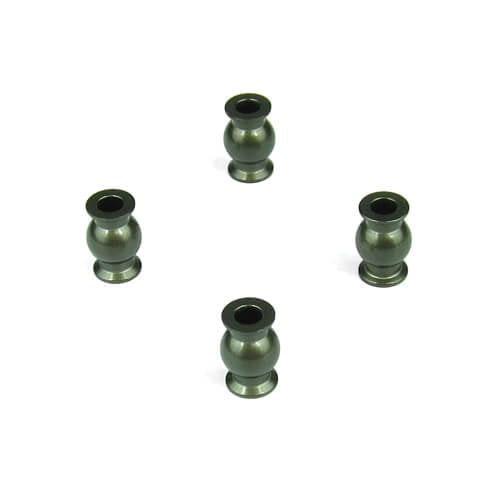 Tekno RC TKR8052A EB/NB48.4 6.8mm Aluminum Centered Pivot Balls (4)