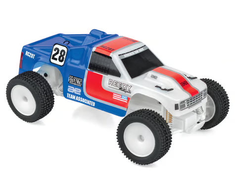 Team Associated 20167 RC28T Zoom 1/28 RTR 2WD Micro RC10T Truck w/2.4GHz Radio, Integrated Battery & USB-C Cable
