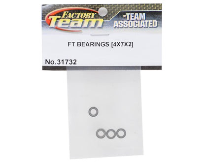 Team Associated ASC31732 Factory Team 4x7x2.5mm Ball Bearings (4)