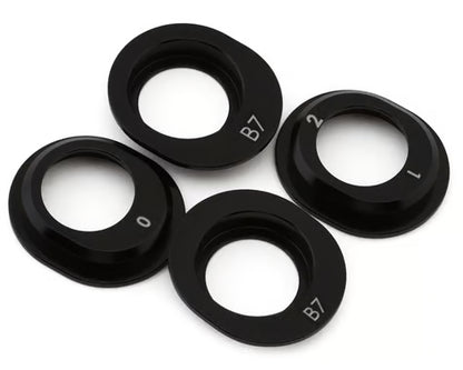 Team Associated 92455 RC10B7 Factory Team Aluminum Differential Height Inserts (4)