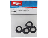 Team Associated 92455 RC10B7 Factory Team Aluminum Differential Height Inserts (4)