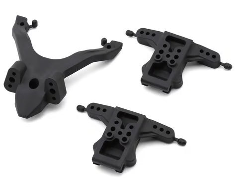 Team Associated 92587 RC10B7.1 Factory Team Carbon Top Plate & Ballstud Mount Set