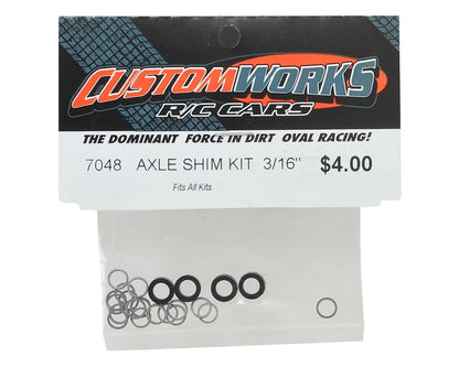 Custom Works 7048 3/16" Axle Shim Kit