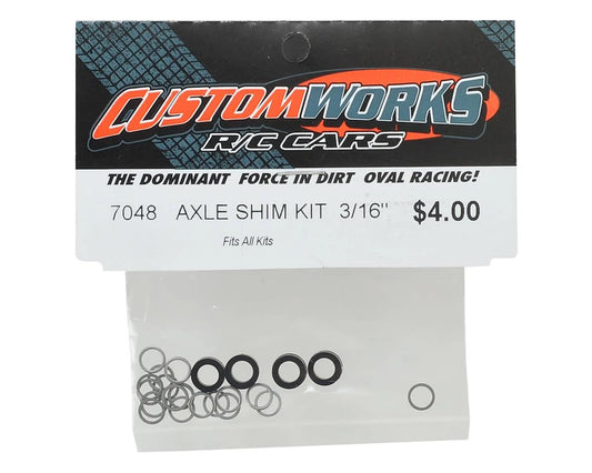 Custom Works 7048 3/16" Axle Shim Kit