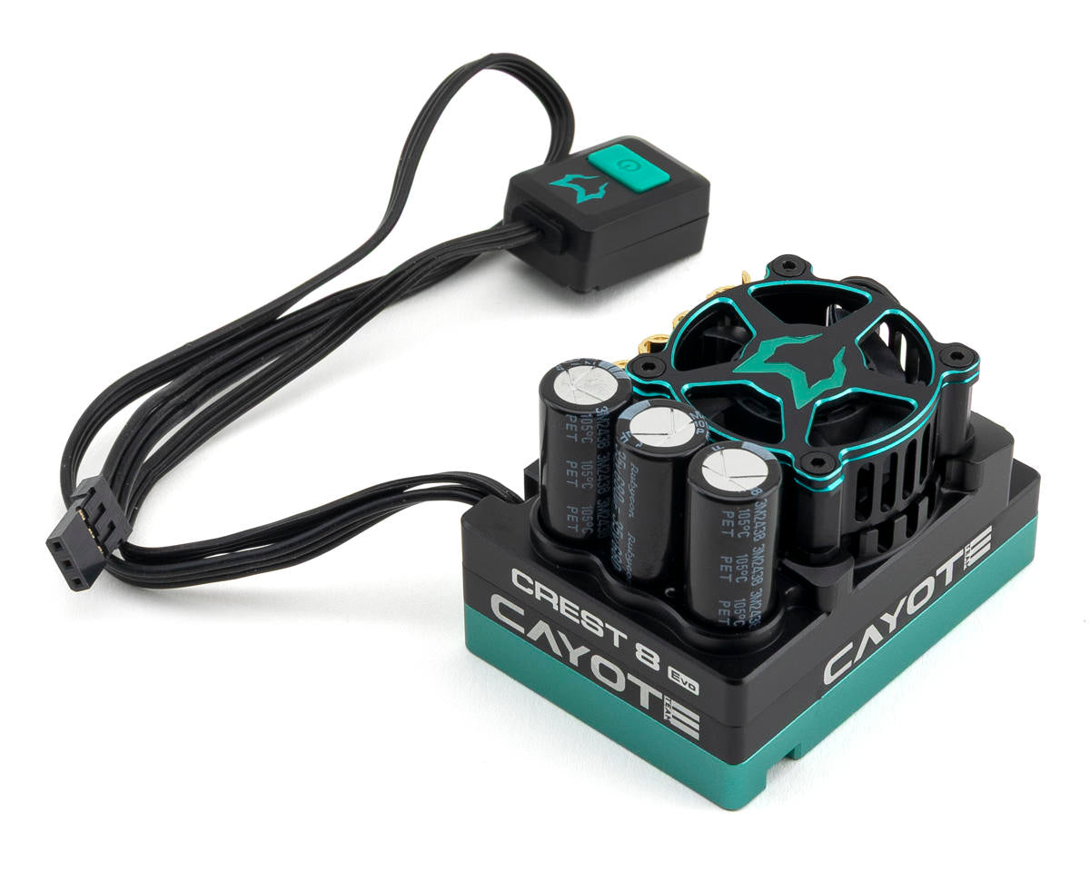 Cayote Crest CYEA10802 8 EVO 1/8 200A Sensored Brushless ESC w/Bluetooth