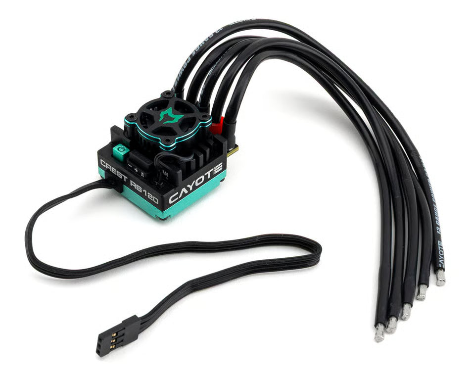 Cayote Crest CYEA11002 RS120 1/10 Stock 120A Sensored Brushless Competition ESC