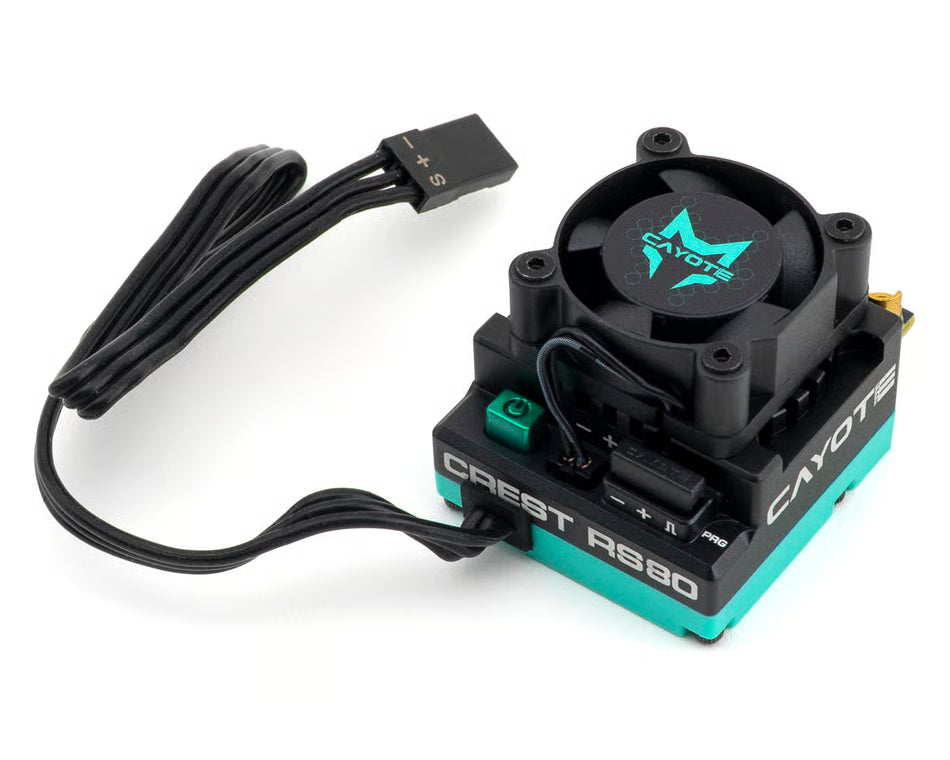 Cayote Crest RS80 CYEA11003 1/10 Stock 80A Sensored Brushless Competition ESC