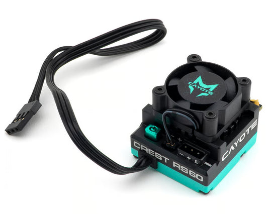 Cayote Crest CYEA11004 RS60 1/10 Stock 60A Sensored Brushless Competition ESC