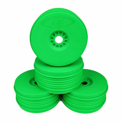 DE Racing DERPSB8G Green Speedline Plus Buggy Wheels for 1/8 Buggy (4pcs)