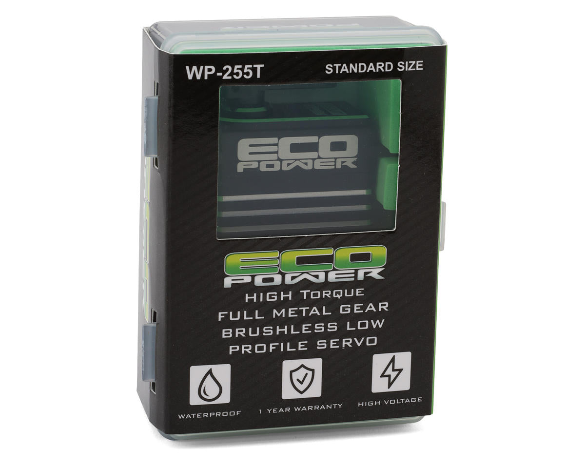 EcoPower WP-255T Waterproof High Torque Metal Gear Brushless Servo (HV) (Metal Case)
