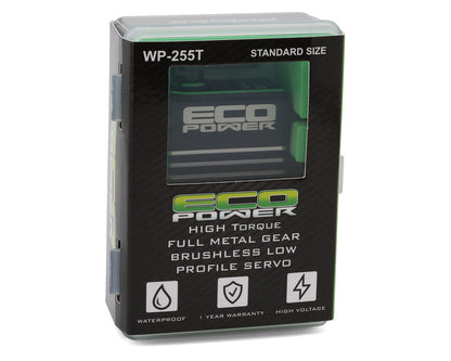 EcoPower WP-255T Waterproof High Torque Metal Gear Brushless Servo (HV) (Metal Case)