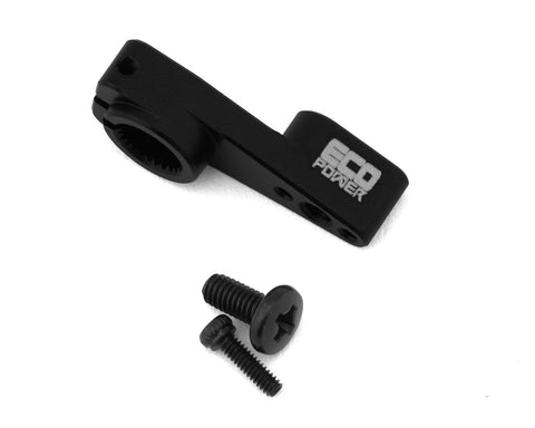 EcoPower Aluminum Clamping Servo Horn for ECP-173 & X24 Servos (Black) (25T/ø5mm) (TRX4M & SCX24)