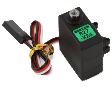 EcoPower ECP-827-X24 Metal Gear Micro Servo Direct Fit For Axial™ SCX24 (HV) (Waterproof) (Mini 25T)