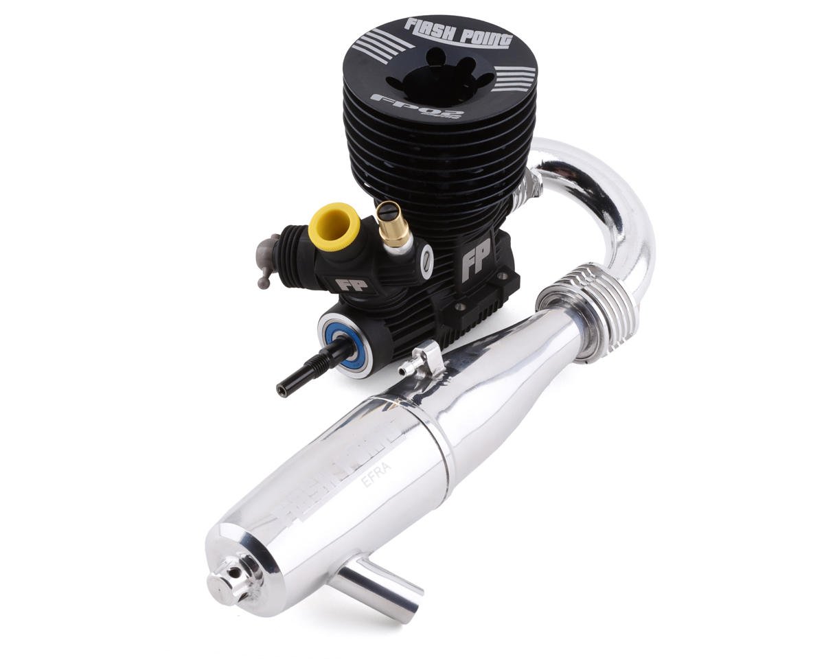 Flash Point FP2506 FP02 .21 Nitro Off Road Engine w/Ceramic Rear Beari ...
