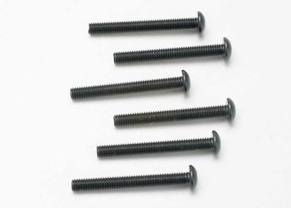 Traxxas 2581 Button-Head Machine Screws 3x25 mm (6)