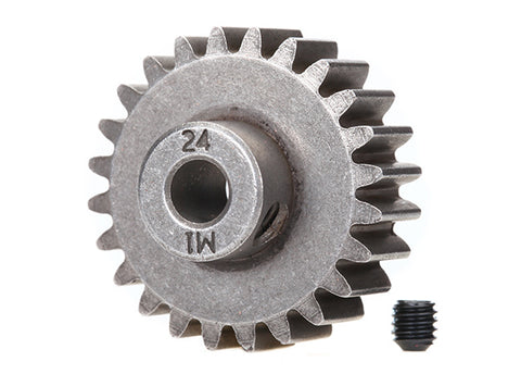 Traxxas 6496x 24T Pinion Gear Mod 1  5 mm Shaft