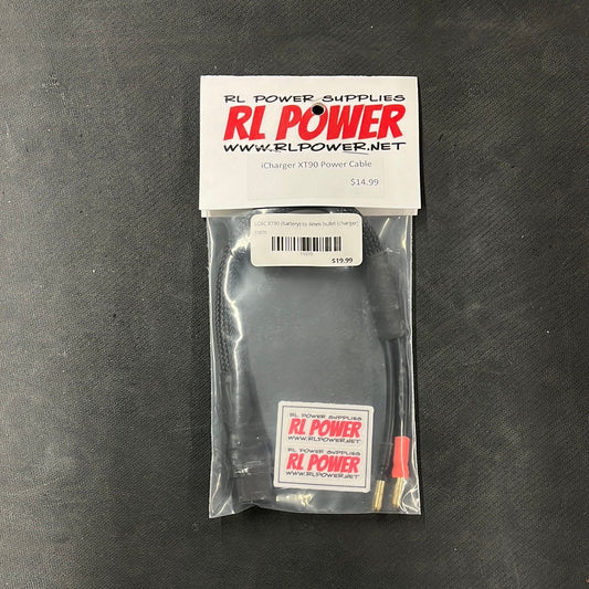 LCRC XT90 to 4mm bullet (Hooks newer icharger to power supply)