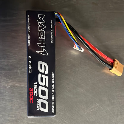 Mach-1 15.2V 6500 mah LCG150c xt90 hard wired 4s