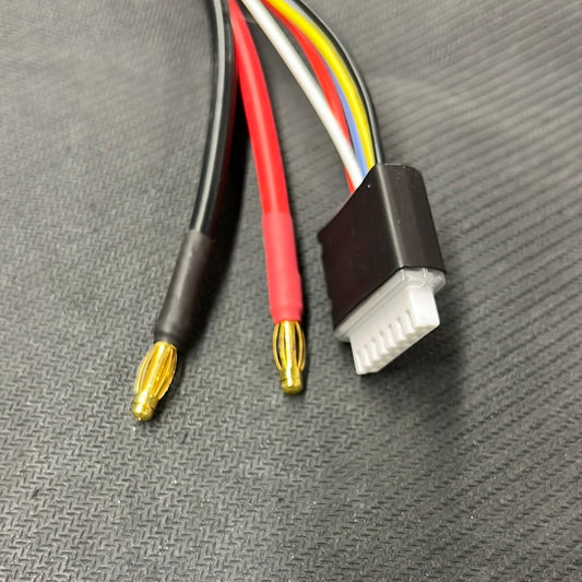 LCRC 4S Charge Lead for 4mm bullet Charger to XT90 battery with balance
