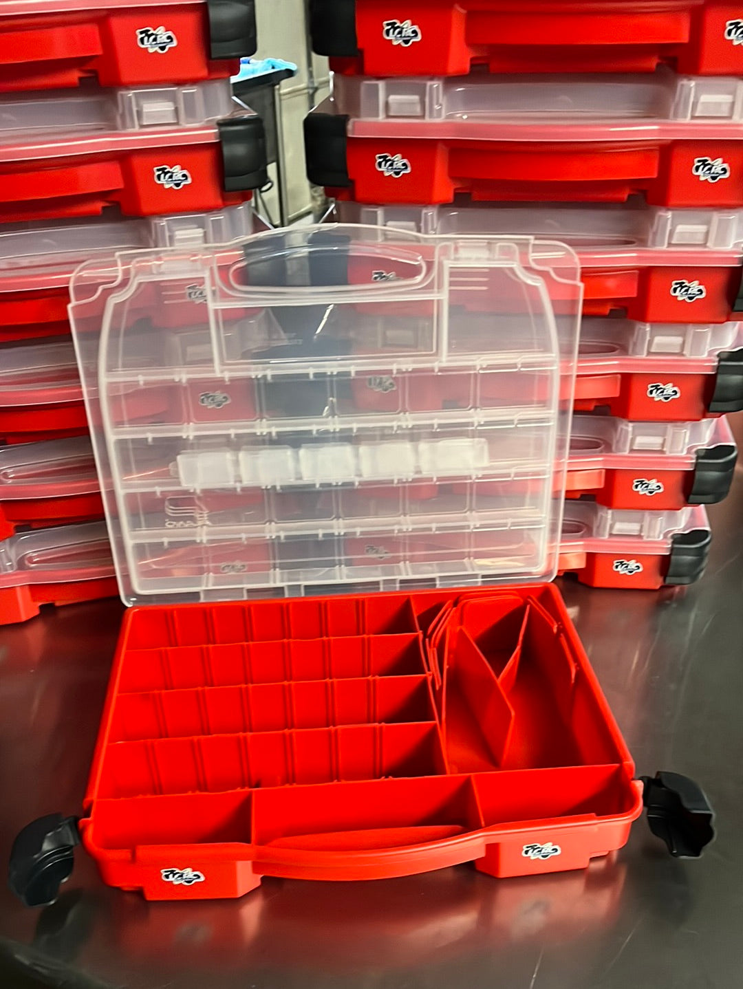 LCRC Plano Red Toolbox - RC Storage Solution (No Kick Stand