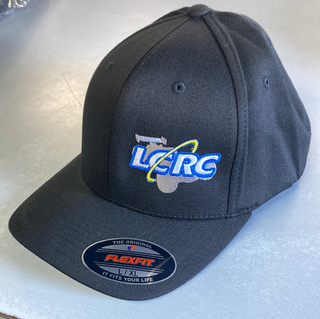 LCRC Flexfit Hat- Black Flex Fit Ball Cap – LCRC Raceway
