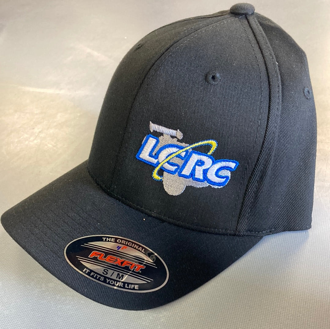 LCRC Flexfit Hat- Black Flex Fit Ball Cap
