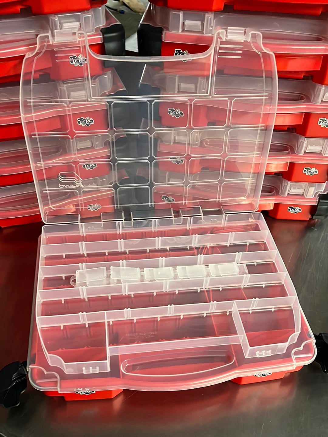 LCRC Plano Red Toolbox - RC Storage Solution (No Kick Stand
