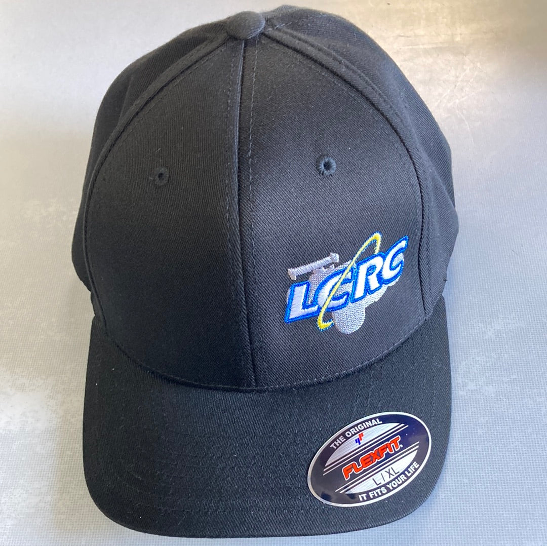 LCRC Flexfit Hat- Black Flex Fit Ball Cap