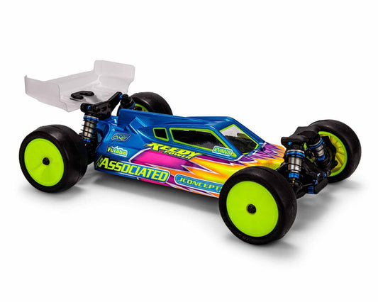 JConcepts 0716 Team Associated RC10B84 "P2" 1/10 4WD Buggy Body w/Turf Wing (Clear)