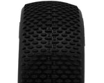 JConcepts 4114-12 Arina Pre-Mounted 1/8th Buggy Tires (White) (2) (Green)