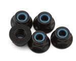 Kyosho 1-N4056FNB 4x5.6mm Steel Flanged Locknuts (5)