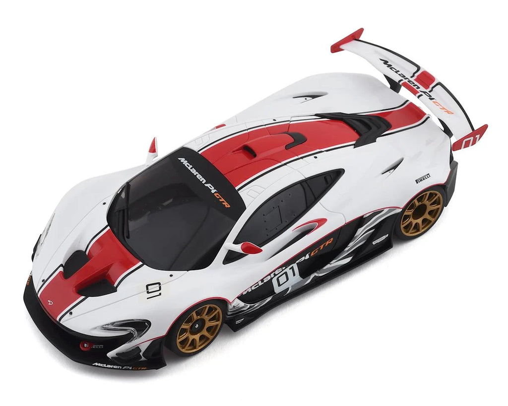 Kyosho 32324WR MR 03 Mini Z RWD ReadySet w McLaren P1 GTR Body White LCRC Raceway