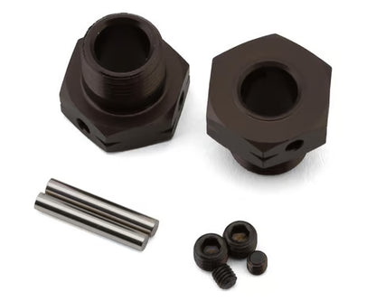 Kyosho IFW625WB MP10 TKI2 17mm Wide Wheel Hubs (Gunmetal) (2)