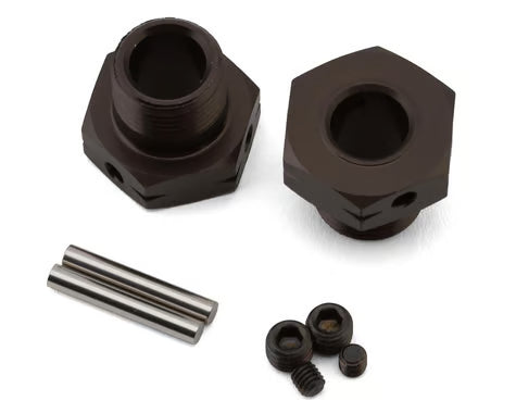 Kyosho IFW625WB MP10 TKI2 17mm Wide Wheel Hubs (Gunmetal) (2)