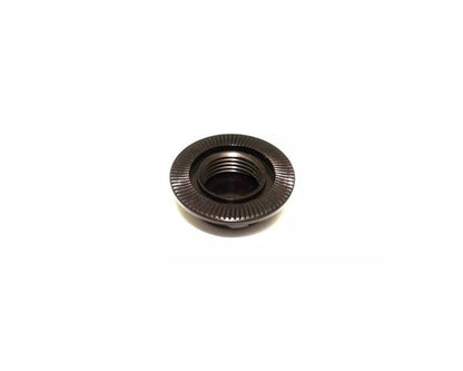 Kyosho IFW649GM Serrated Flanged Aluminum 17mm Capped Wheel Hex Nuts (Gunmetal) (4)