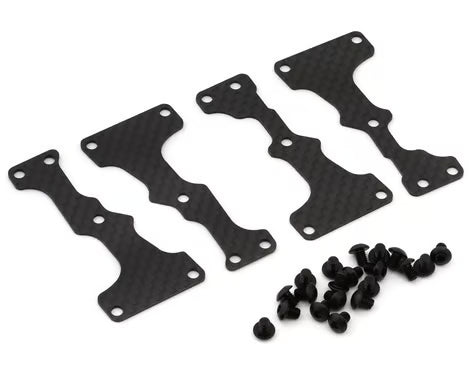 Kyosho IFW705 Inferno MP11 Carbon Fiber Front Lower Suspension Plate Set