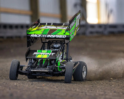 Losi 22S 1/10 Brushless 2WD RTR Sprint Car (Green) w/SLT2 2.4GHz Radio