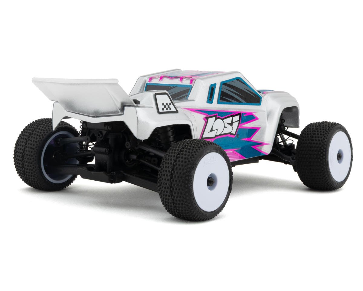 Losi LOS-1392T2 Micro-T 1/28 RTR 2WD Stadium Truck (Silver) w/2.4GHz Radio, Battery & Charger