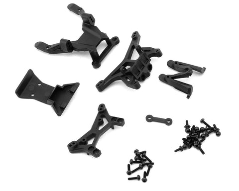 Losi LOS-1770 Micro-B Shock Towers, Mounts, Bumper & Top Plate Set