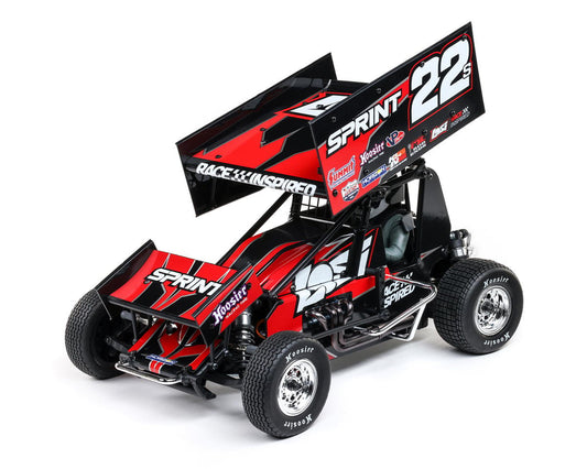 Losi LOS-2359 22S 1/10 Brushless 2WD RTR Sprint Car (Red) w/SLT2 2.4GHz Radio, Battery & Charger