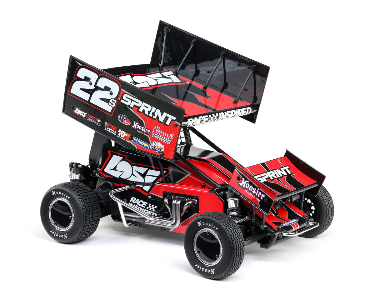 Losi LOS-2359 22S 1/10 Brushless 2WD RTR Sprint Car (Red) w/SLT2 2.4GHz Radio, Battery & Charger
