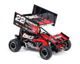 Losi LOS-2359 22S 1/10 Brushless 2WD RTR Sprint Car (Red) w/SLT2 2.4GHz Radio, Battery & Charger